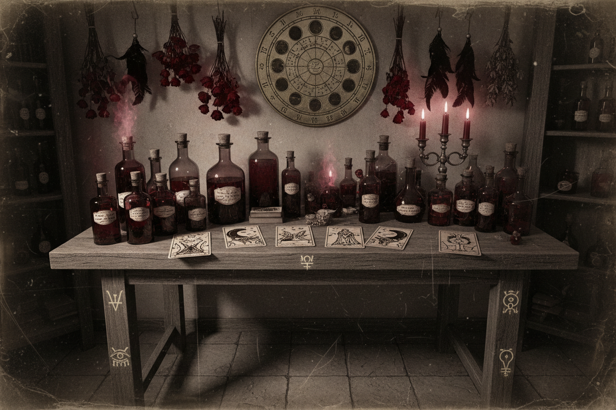 Vintage Witch Scene 2